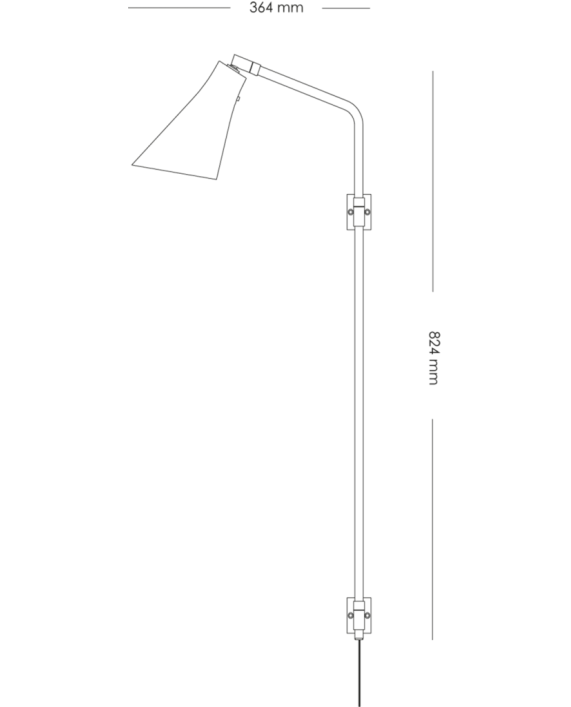 RUBN Miller Wall Swing Lamp